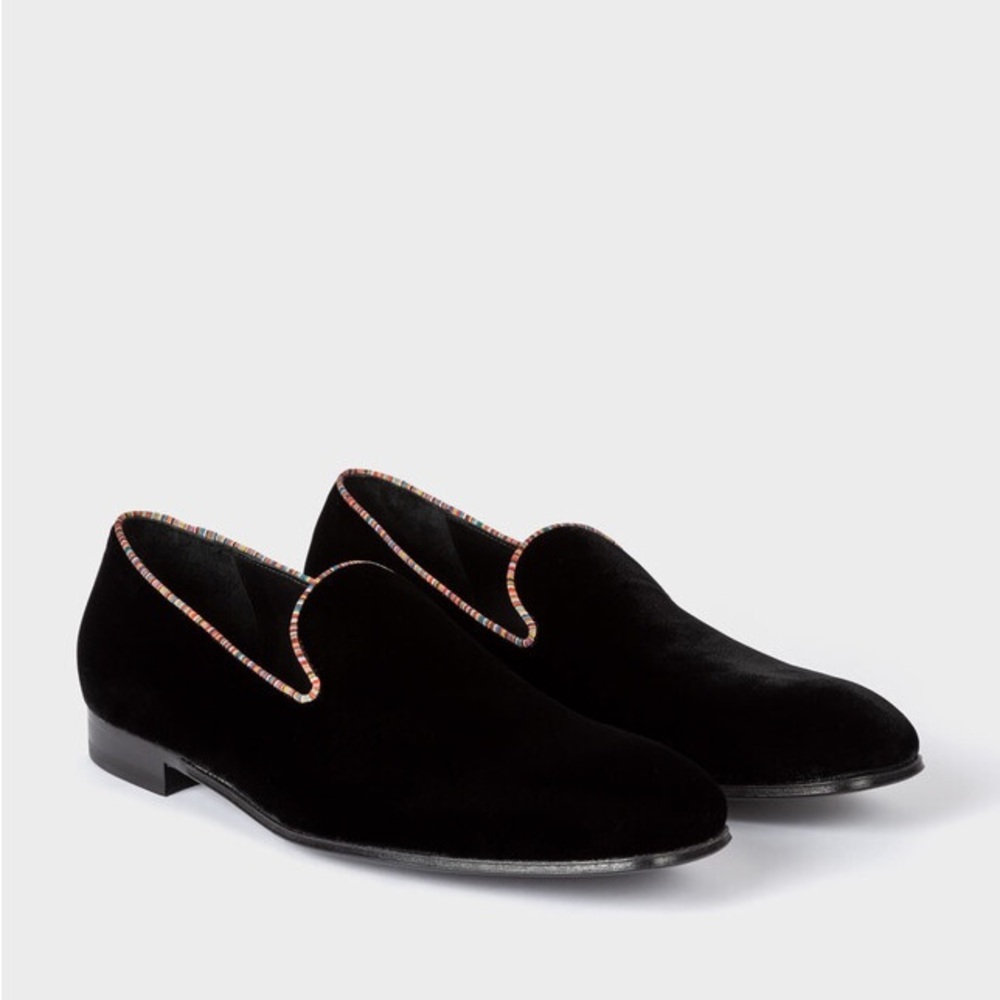 PAUL SMITH CONTRASTING STITCH LOAFERS
